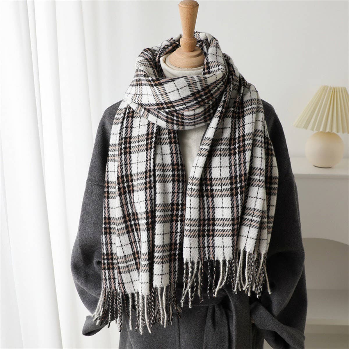 Imogen Plaid Scarf - Three Colors