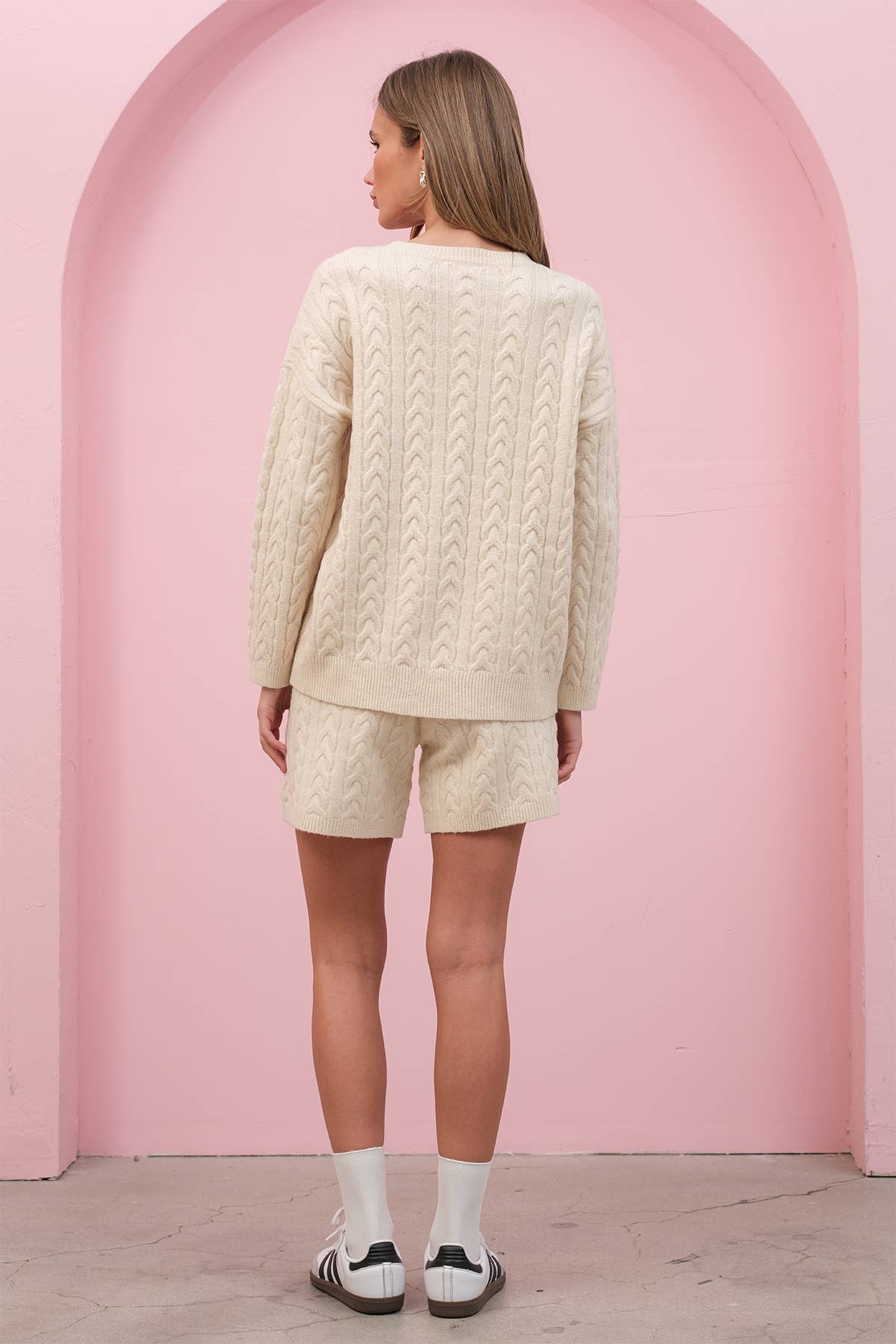 Homebody Cable Sweater Set