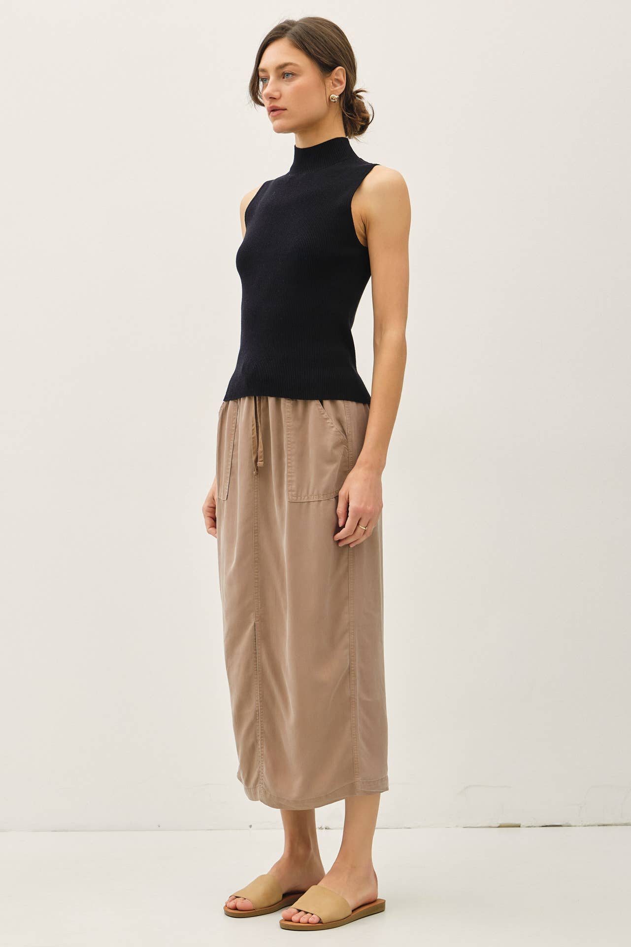Maggie Ribbed Turtleneck Top - Two Colors