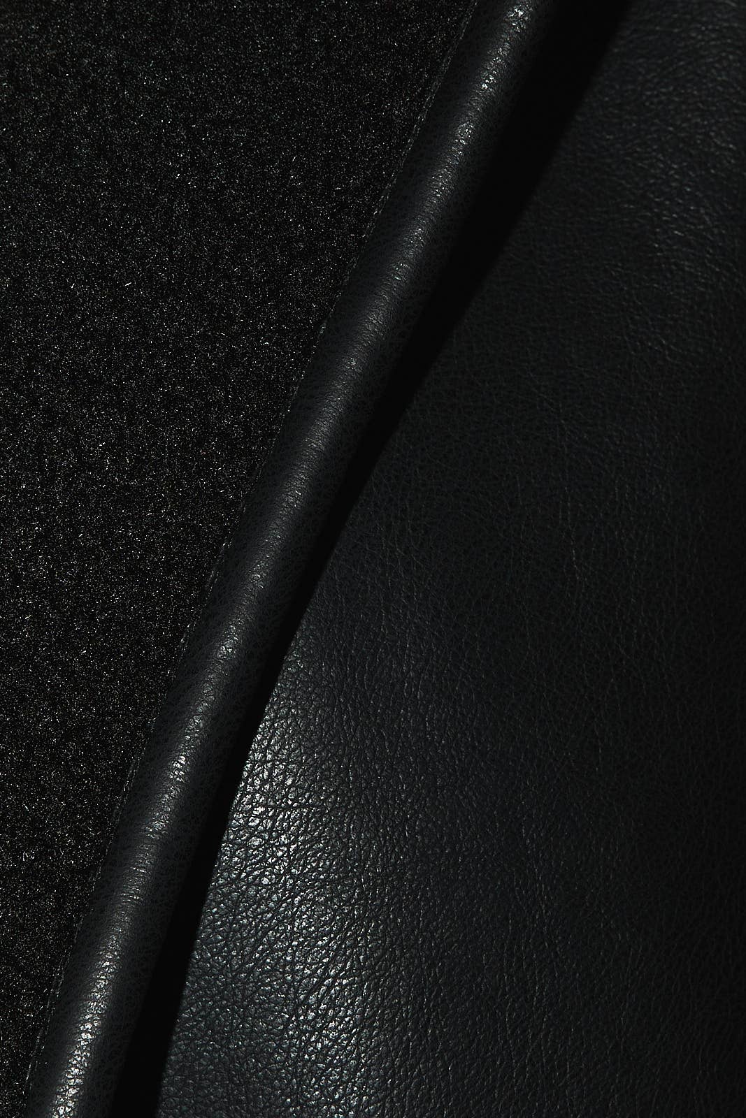 Melanie Sherpa Lined Leather Coat