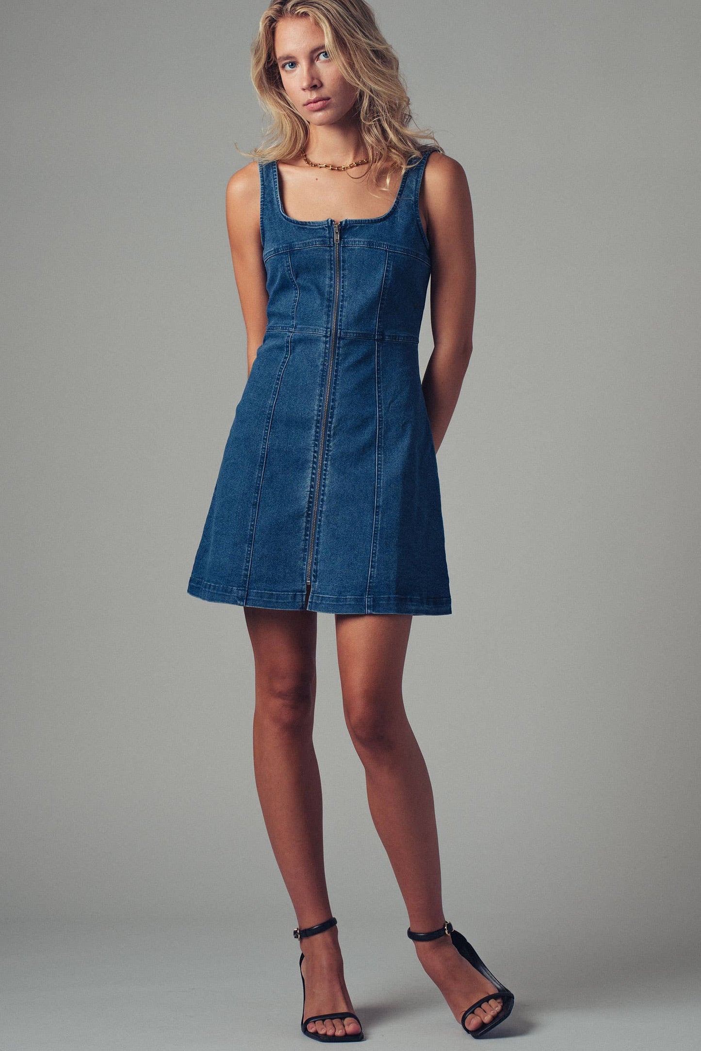 Brenna Denim Dress
