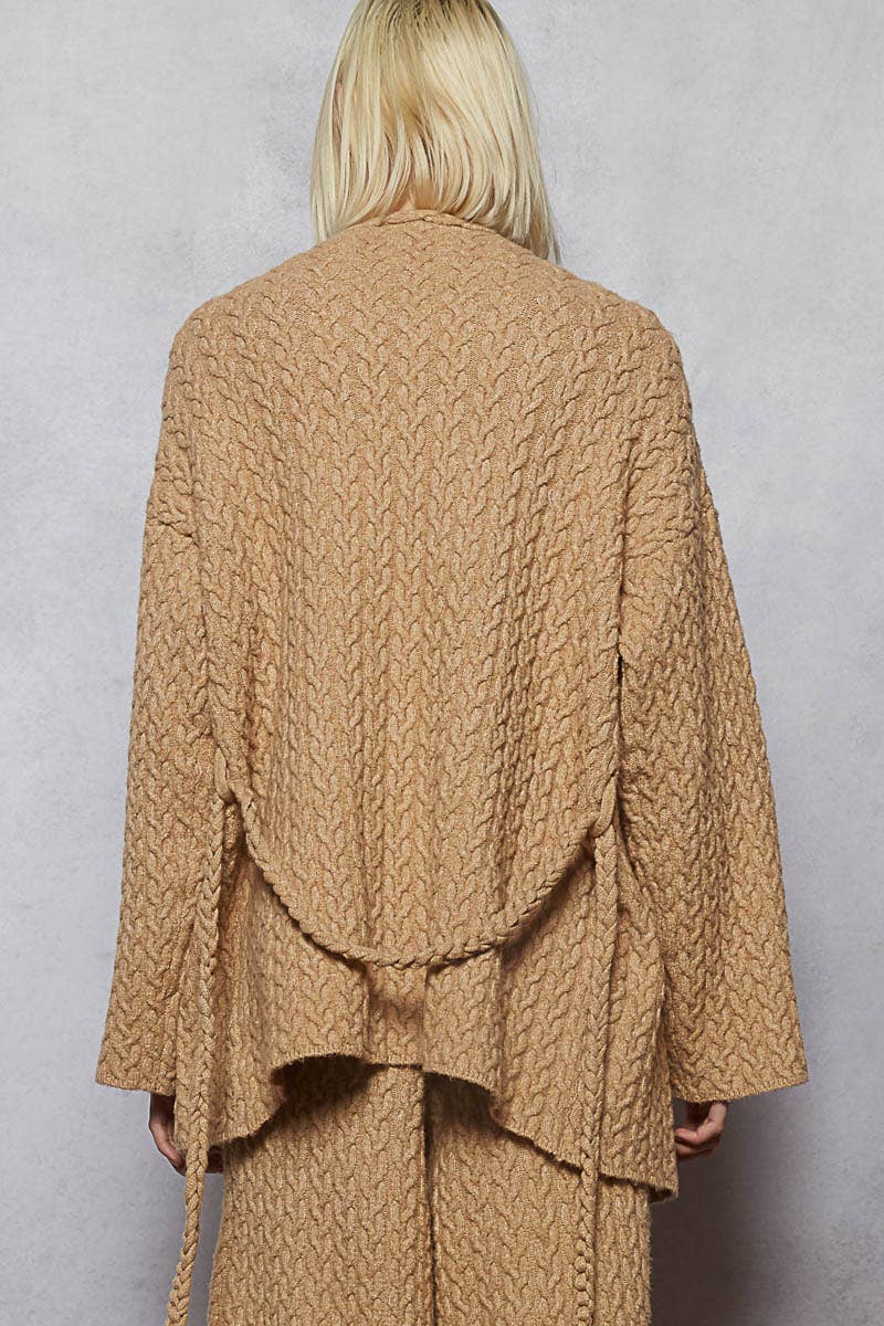 Mona Cable Knit Cardigan - Two Colors