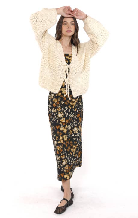 Iggy Chunky Hand Knit Cardigan