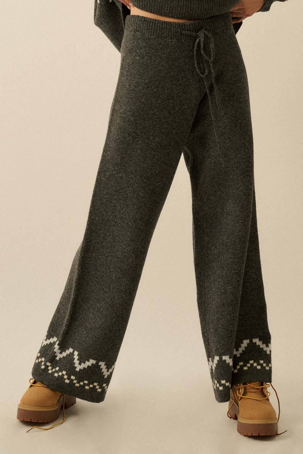 Alpine Drawstring Sweater Pants