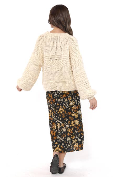 Iggy Chunky Hand Knit Cardigan