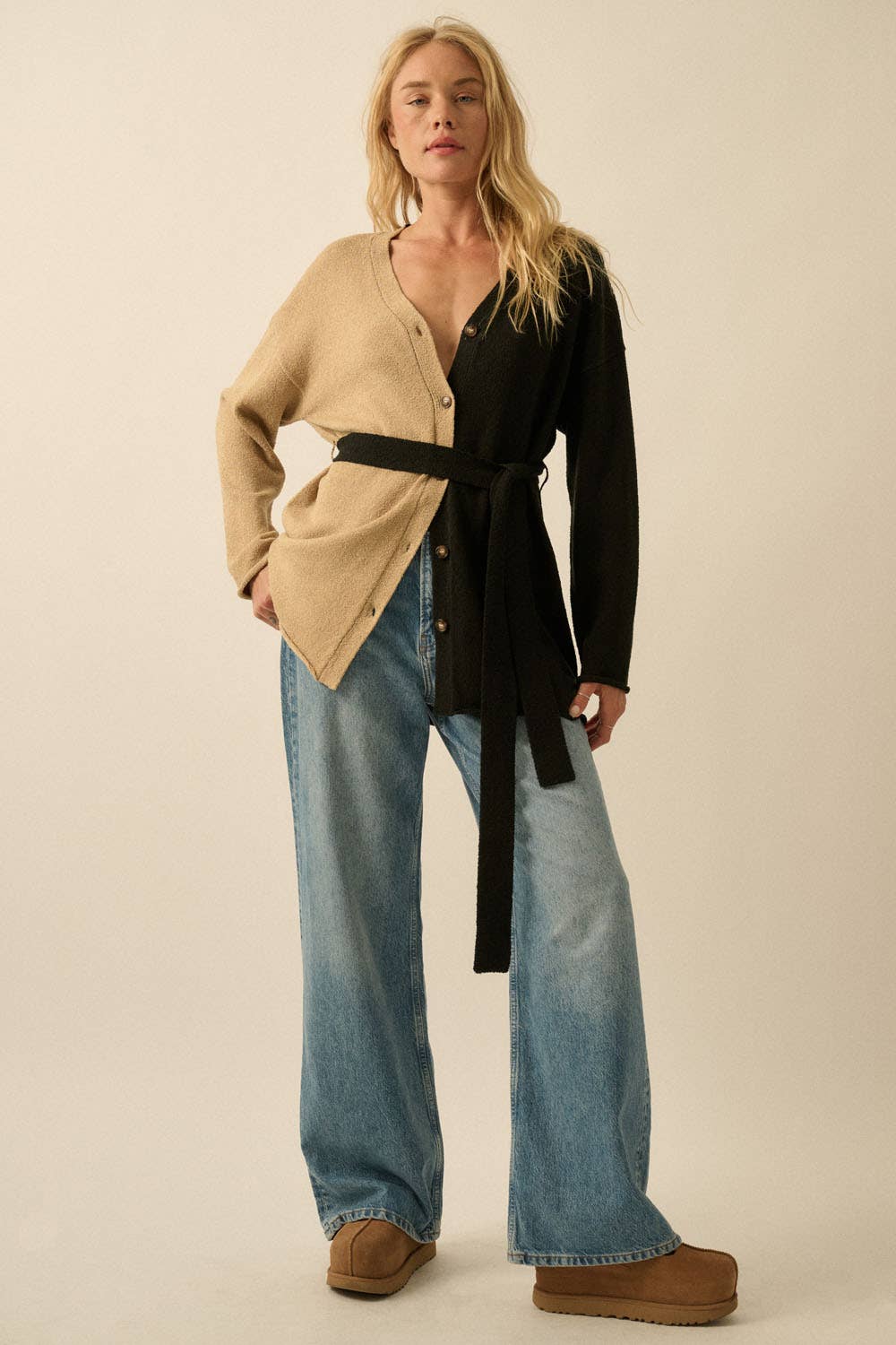 Bianca Color Block Cardigan