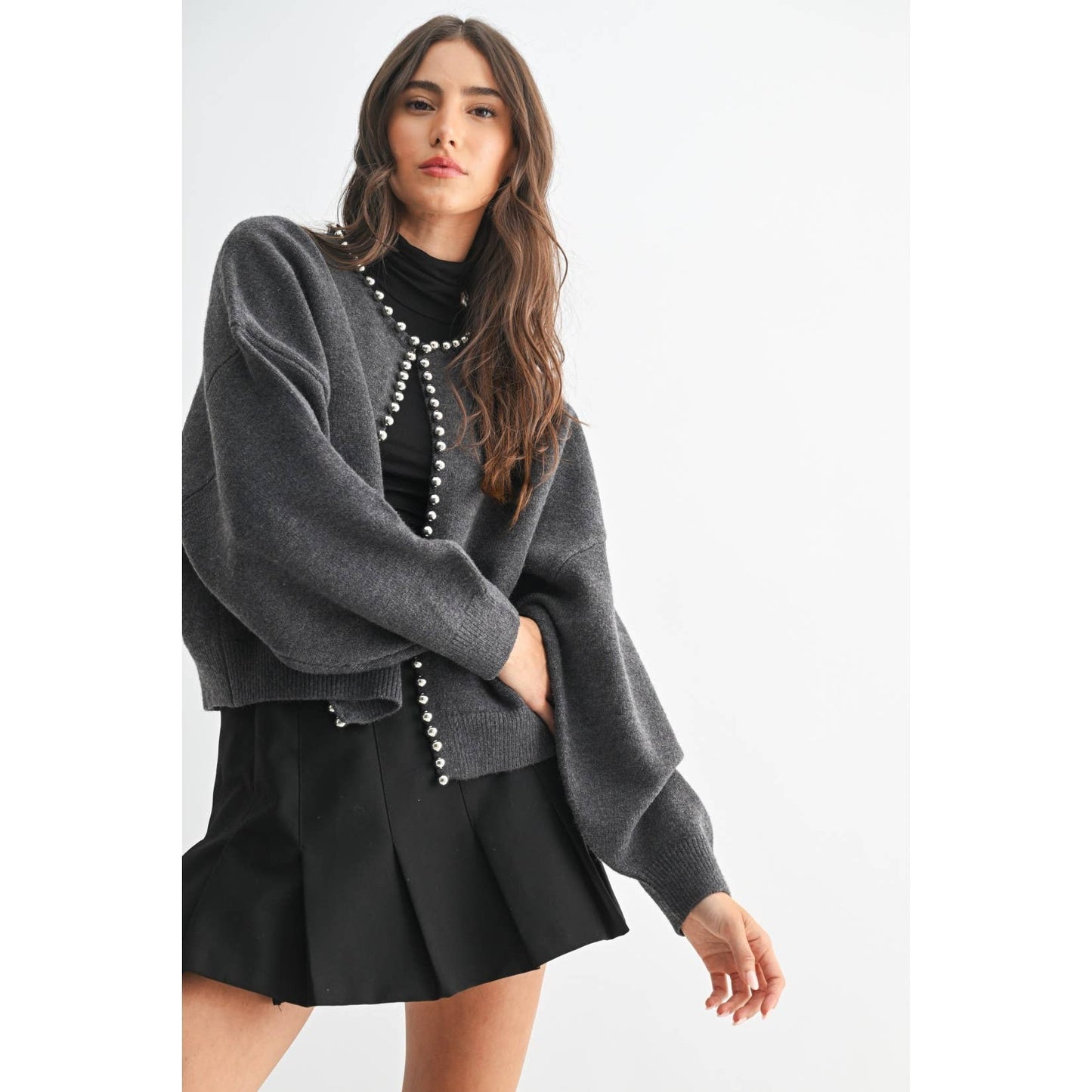 Penelope Stud Cardigan
