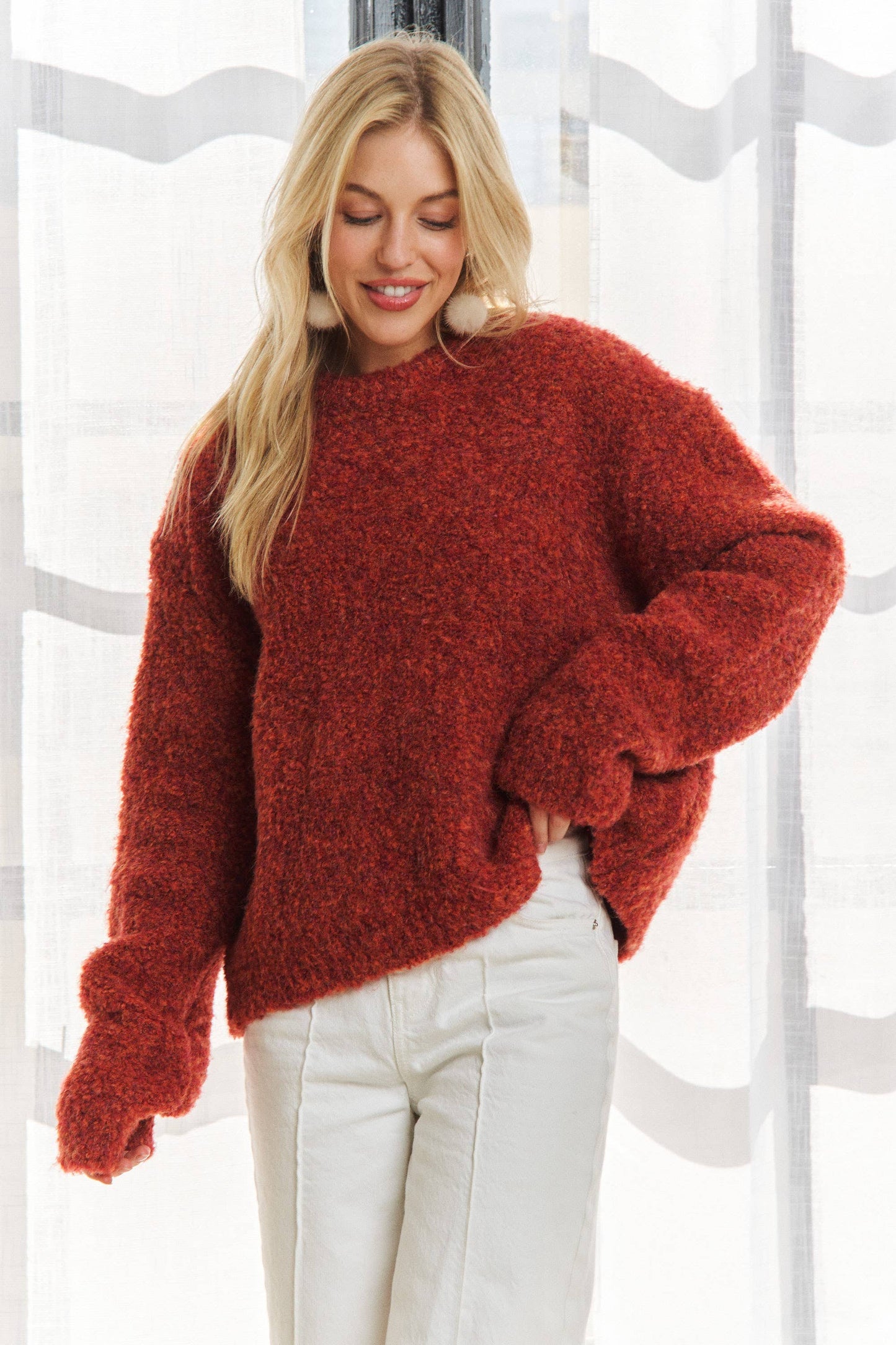Serena Fuzzy Sweater