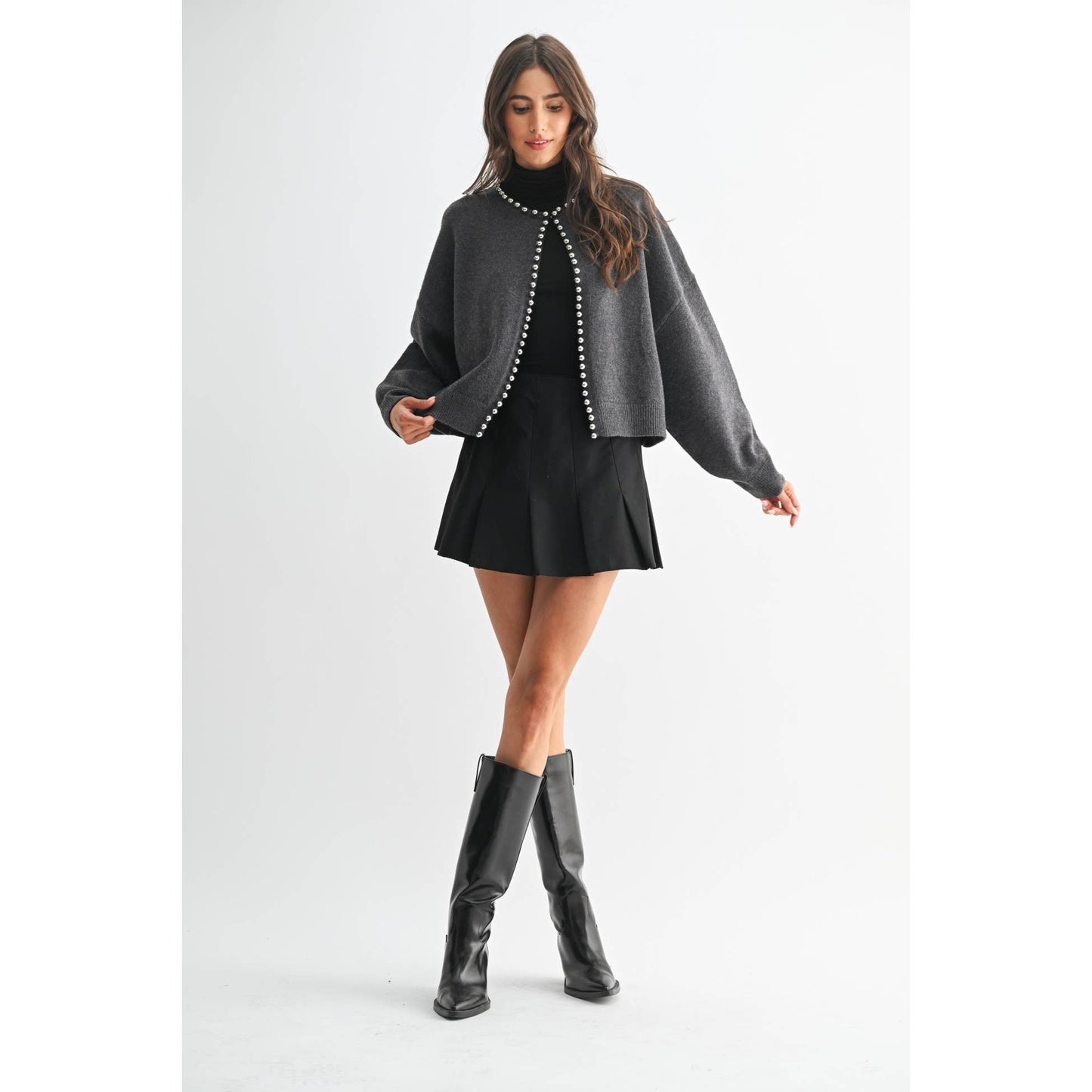 Penelope Stud Cardigan
