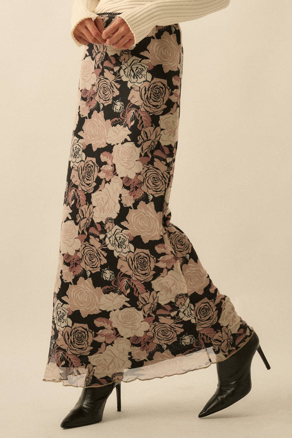 Rosella Mesh Floral Skirt