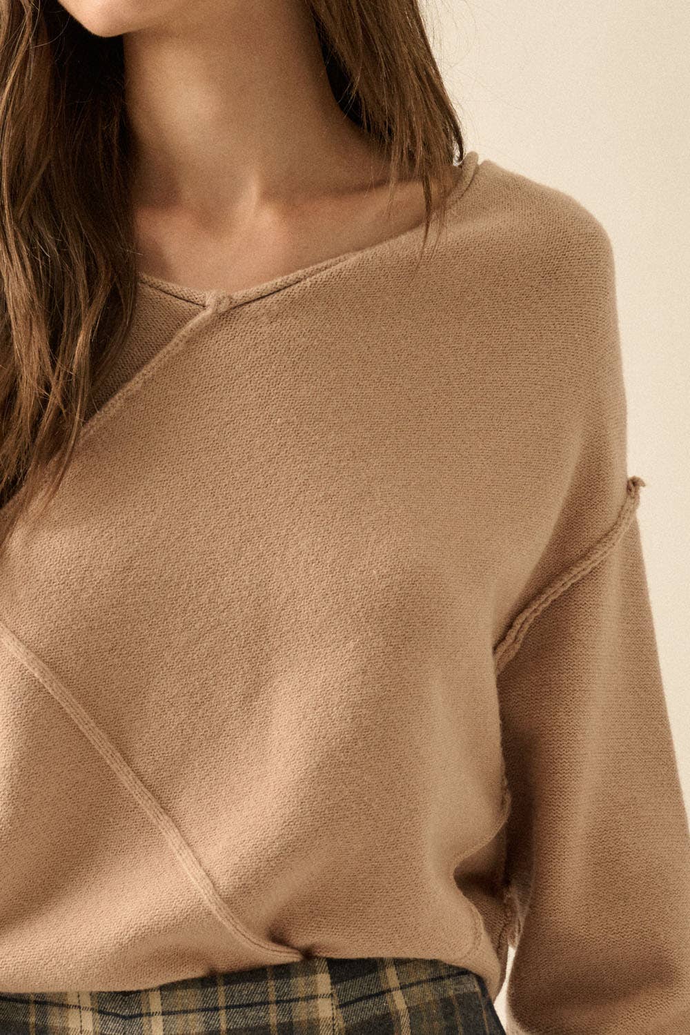 Rya Exposed Seam Sweater