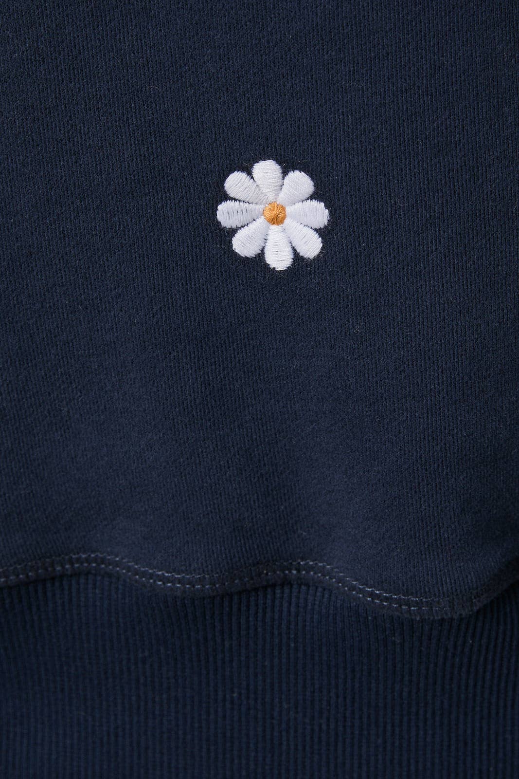 Nina Daisy Embroidered Crew Sweatshirt
