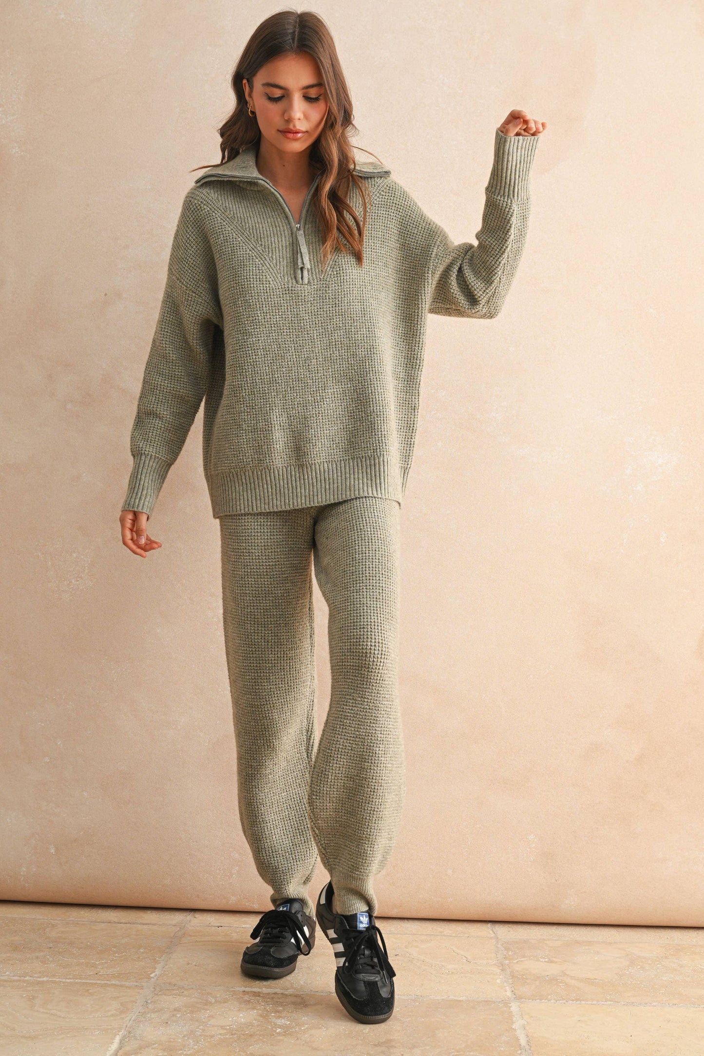 Zara Waffle Knit Sweater