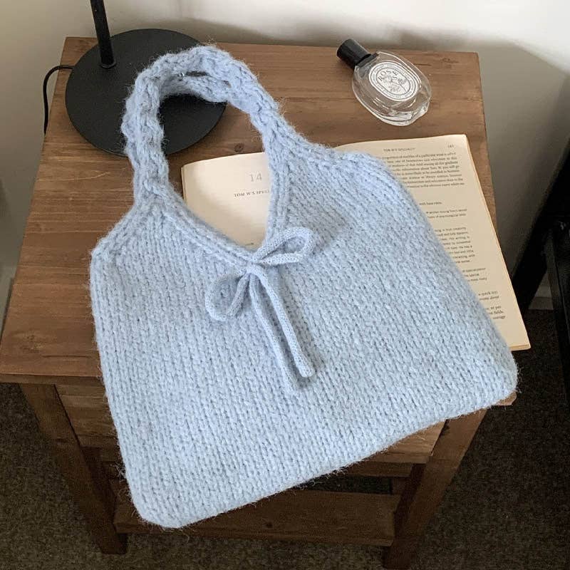 Dolce Bow Knit Bag