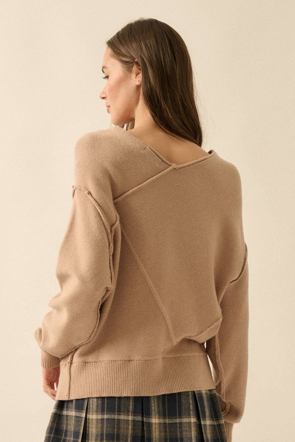 Rya Exposed Seam Sweater