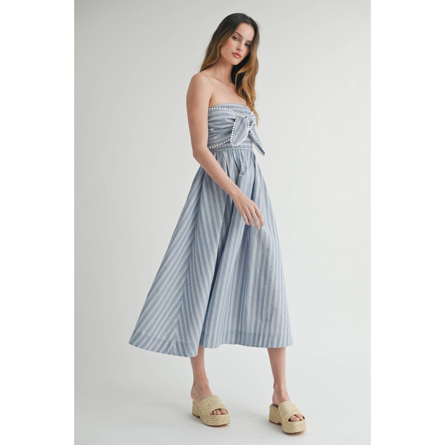 Kelly Strapless Tie Dress