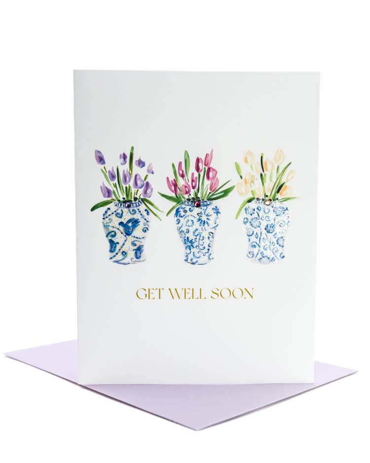 'Get-Well Tulips' Card