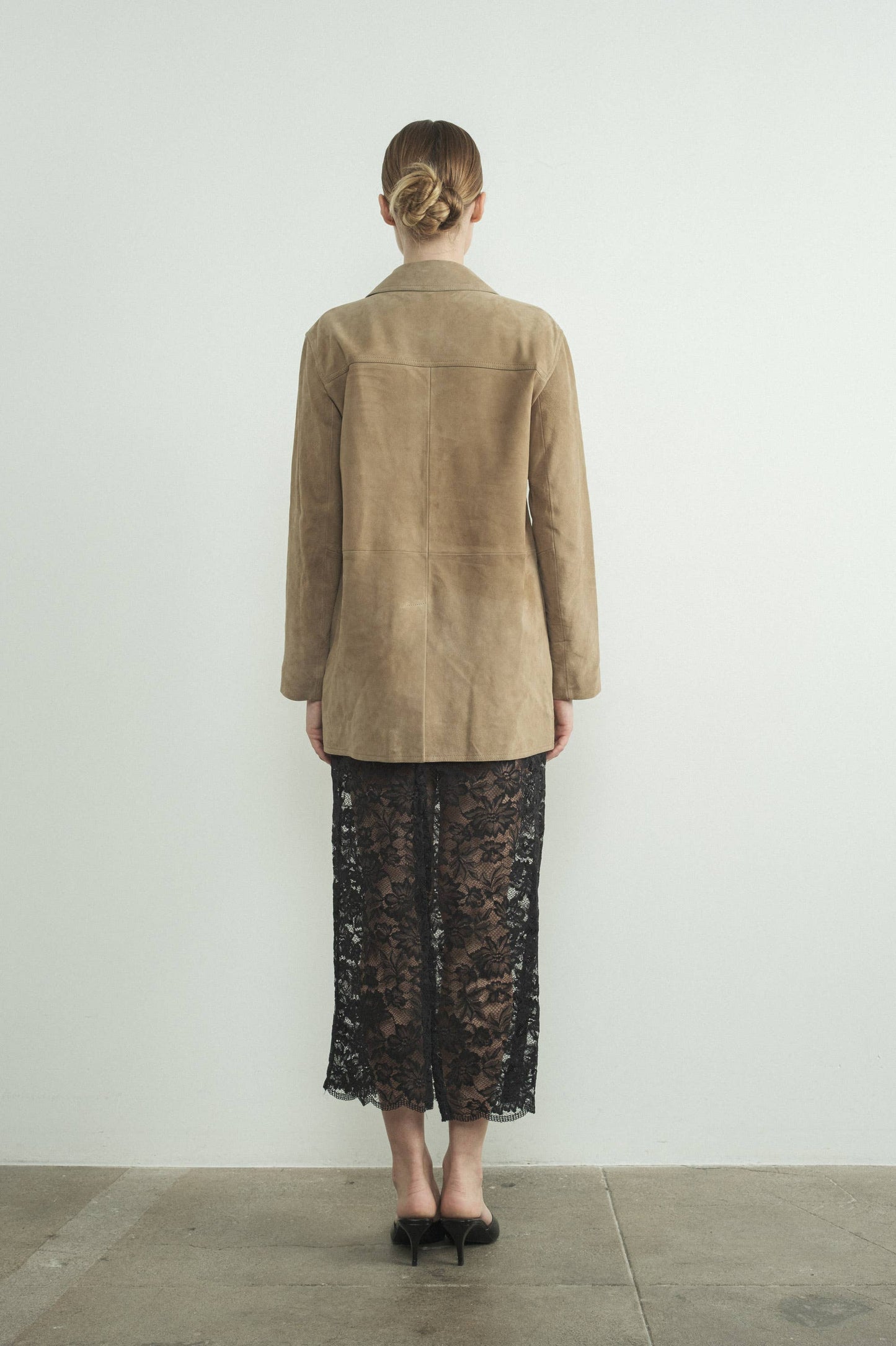 Macy Suede Blazer Jacket