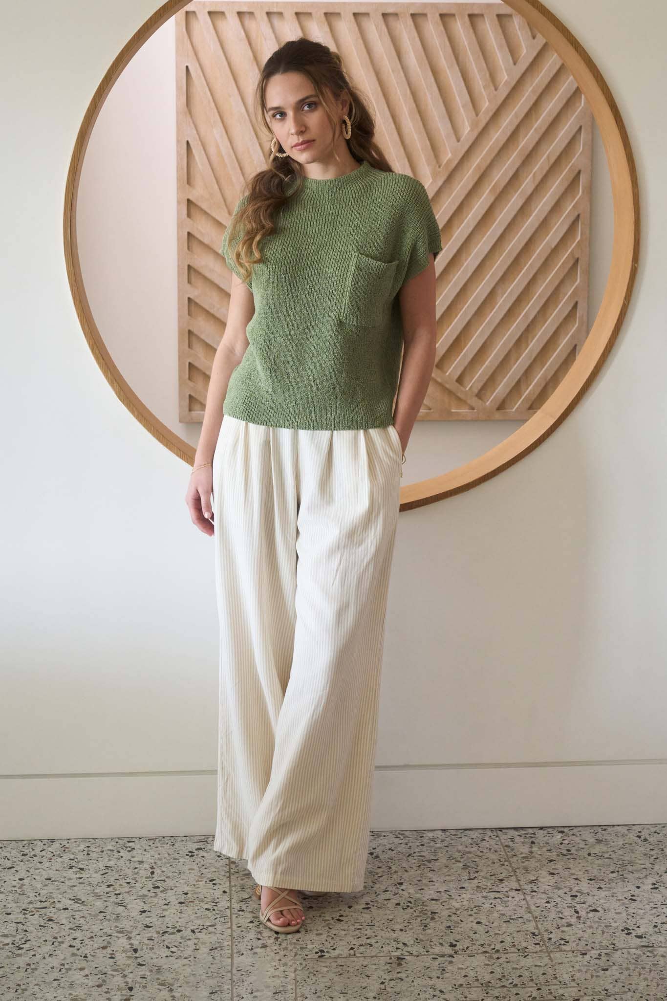 Carmen Mock Neck Top - Two Colors