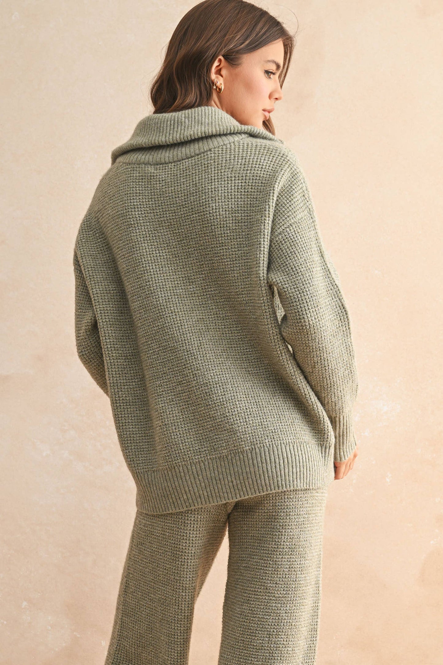 Zara Waffle Knit Sweater