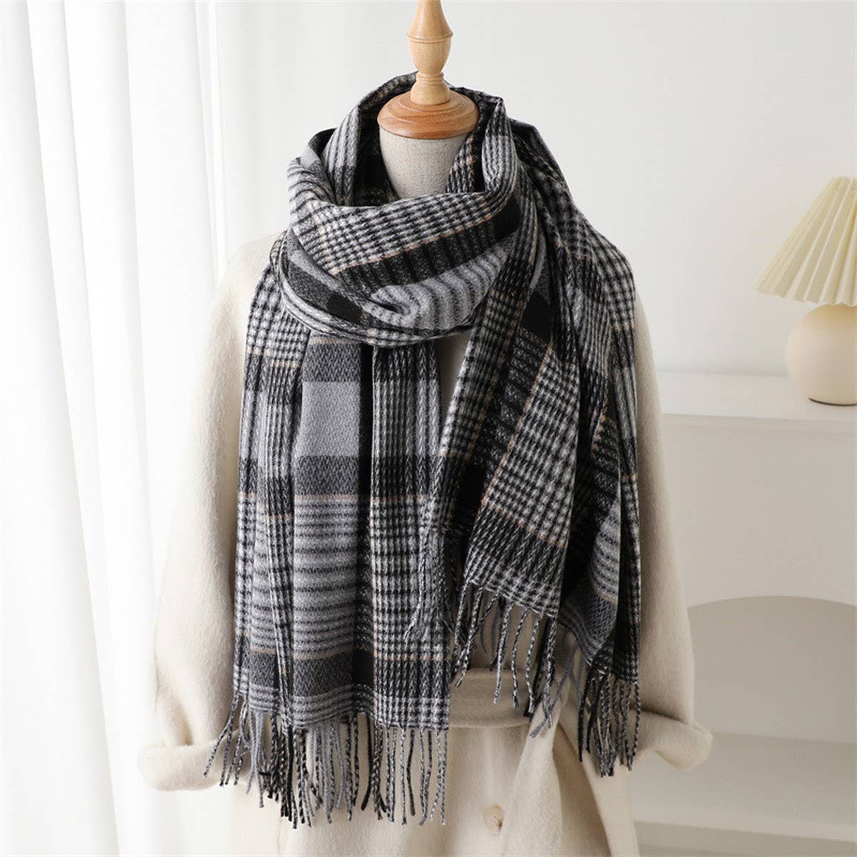 Harlow Plaid Scarf - Four Colors