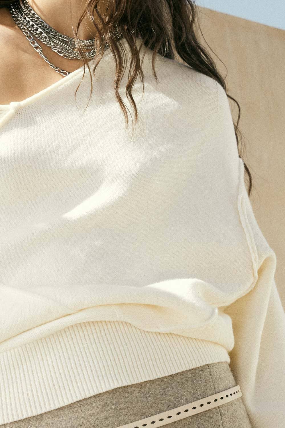 Rya Exposed Seam Sweater