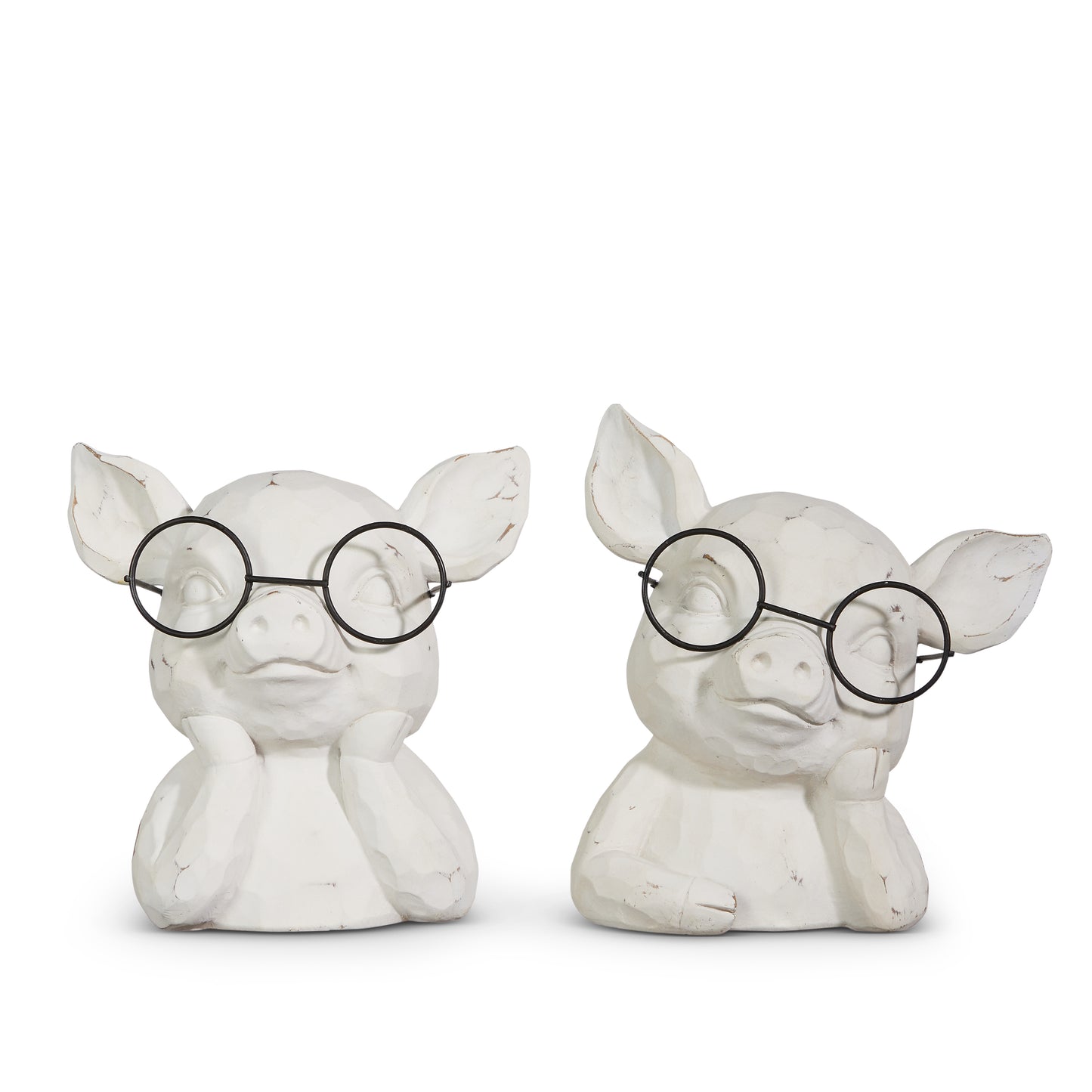 7" Pigs In Glasses