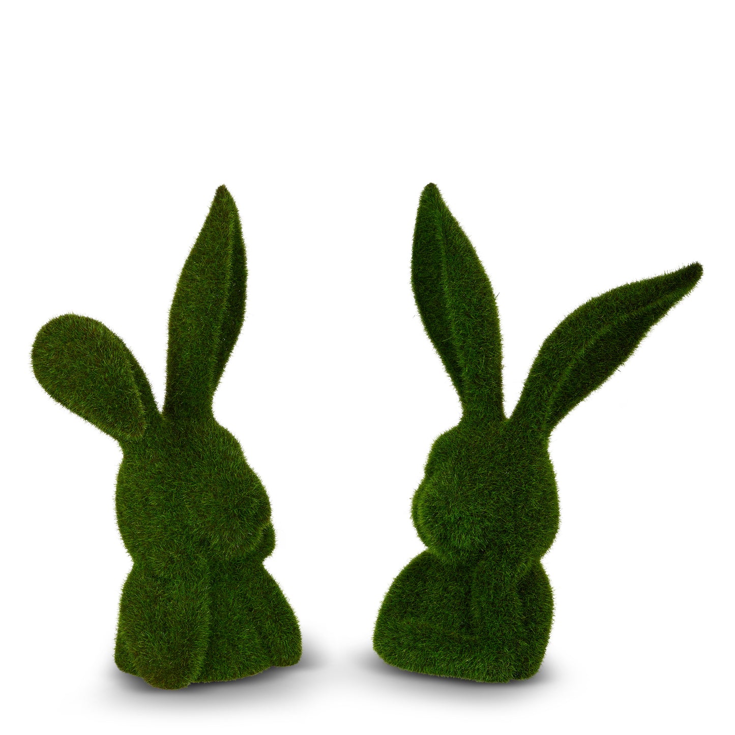 10" Moss Thinking Rabbit