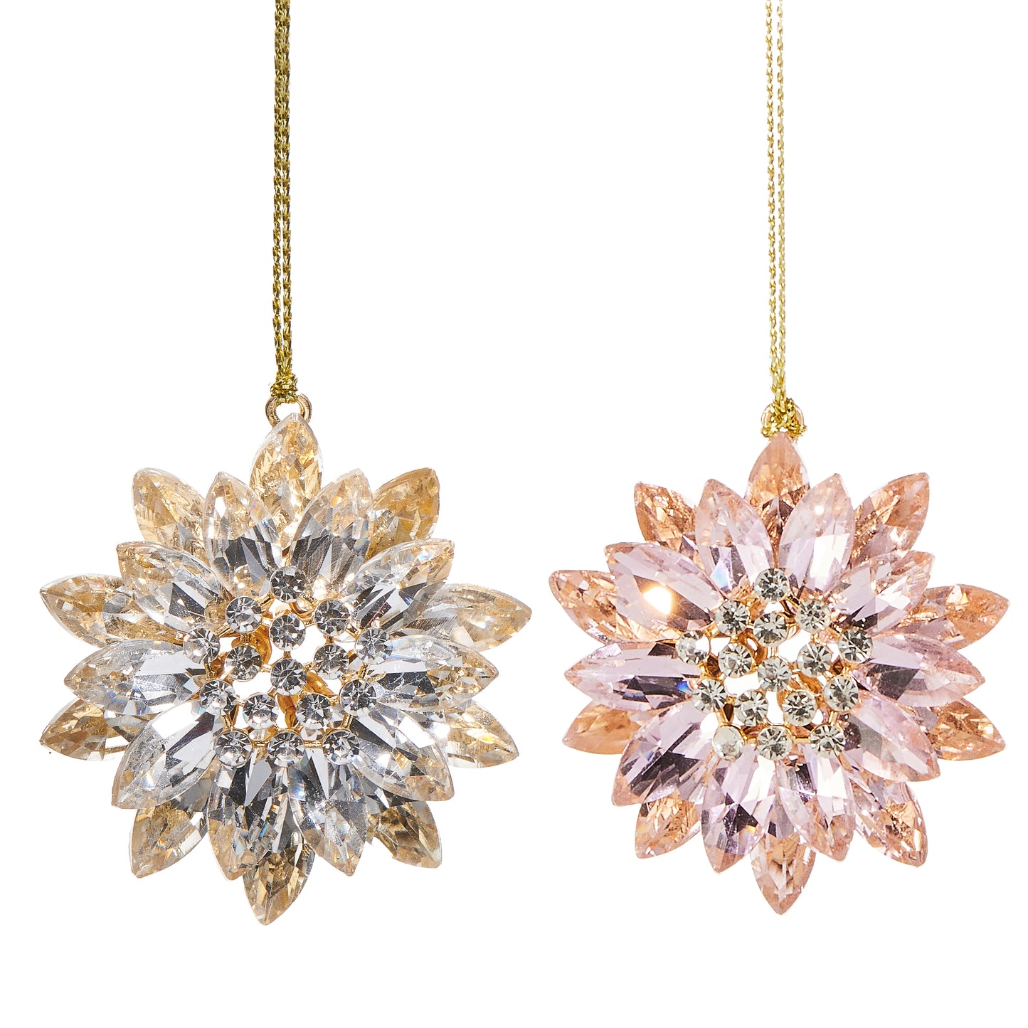 Pastel Jeweled Brooch Ornament