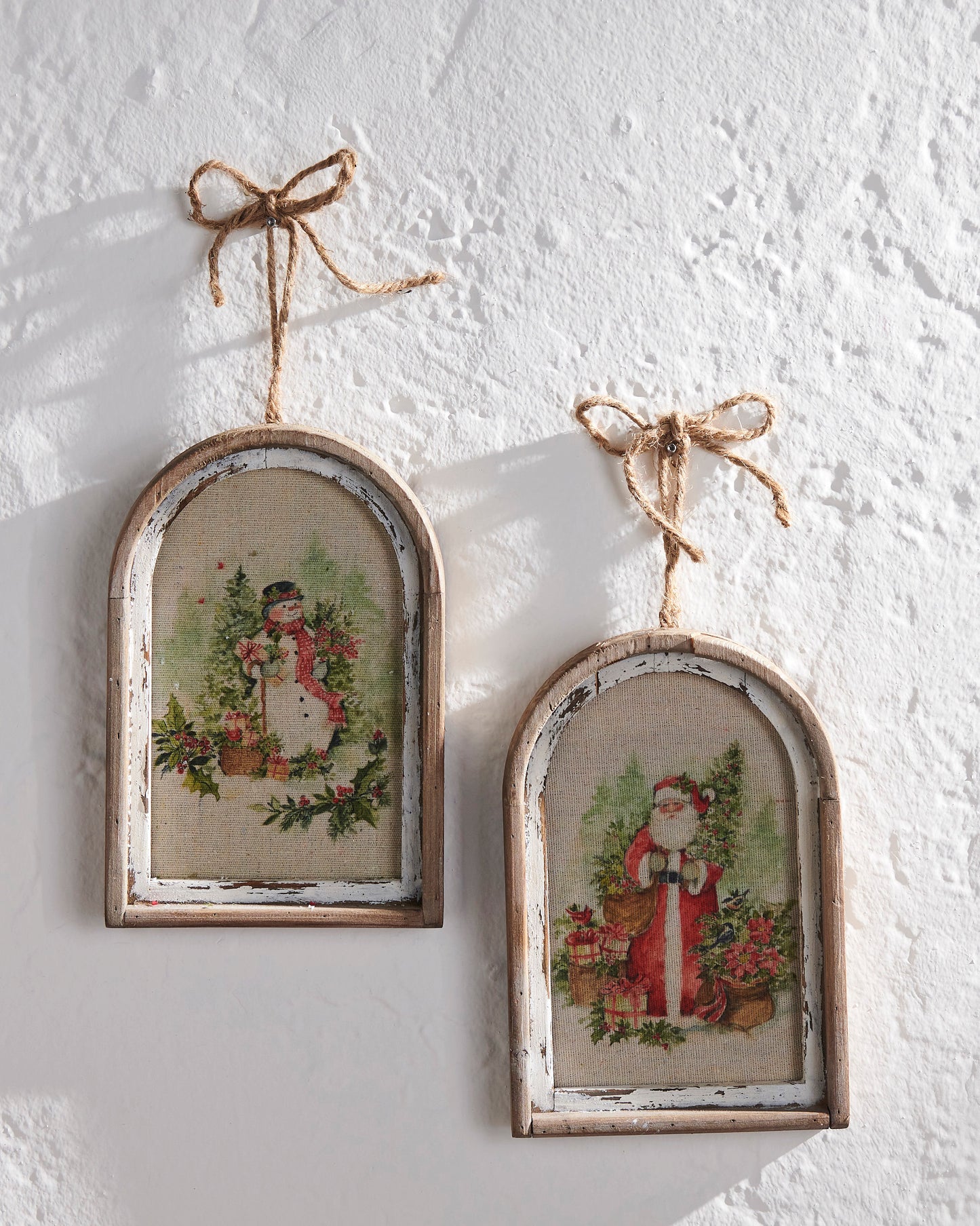 7.5" Framed Watercolor Ornament