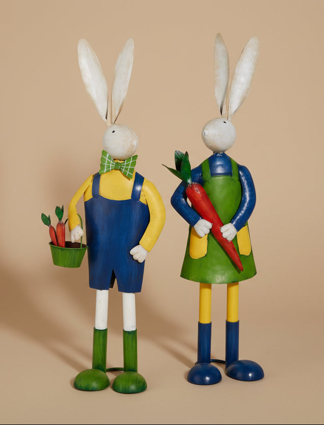 21.5" Gardening Rabbits