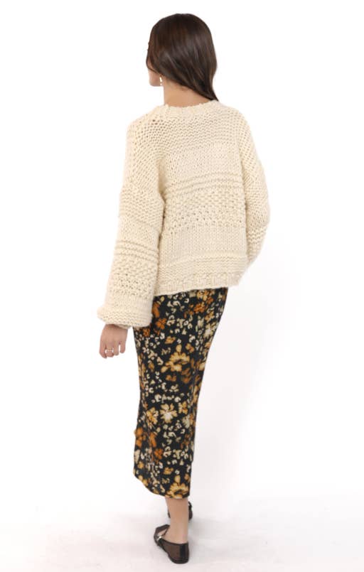 Iggy Chunky Hand Knit Cardigan
