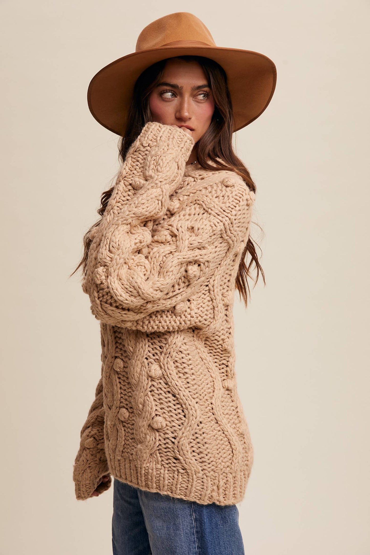 Penelope Chunky Knit Sweater - Two Colors