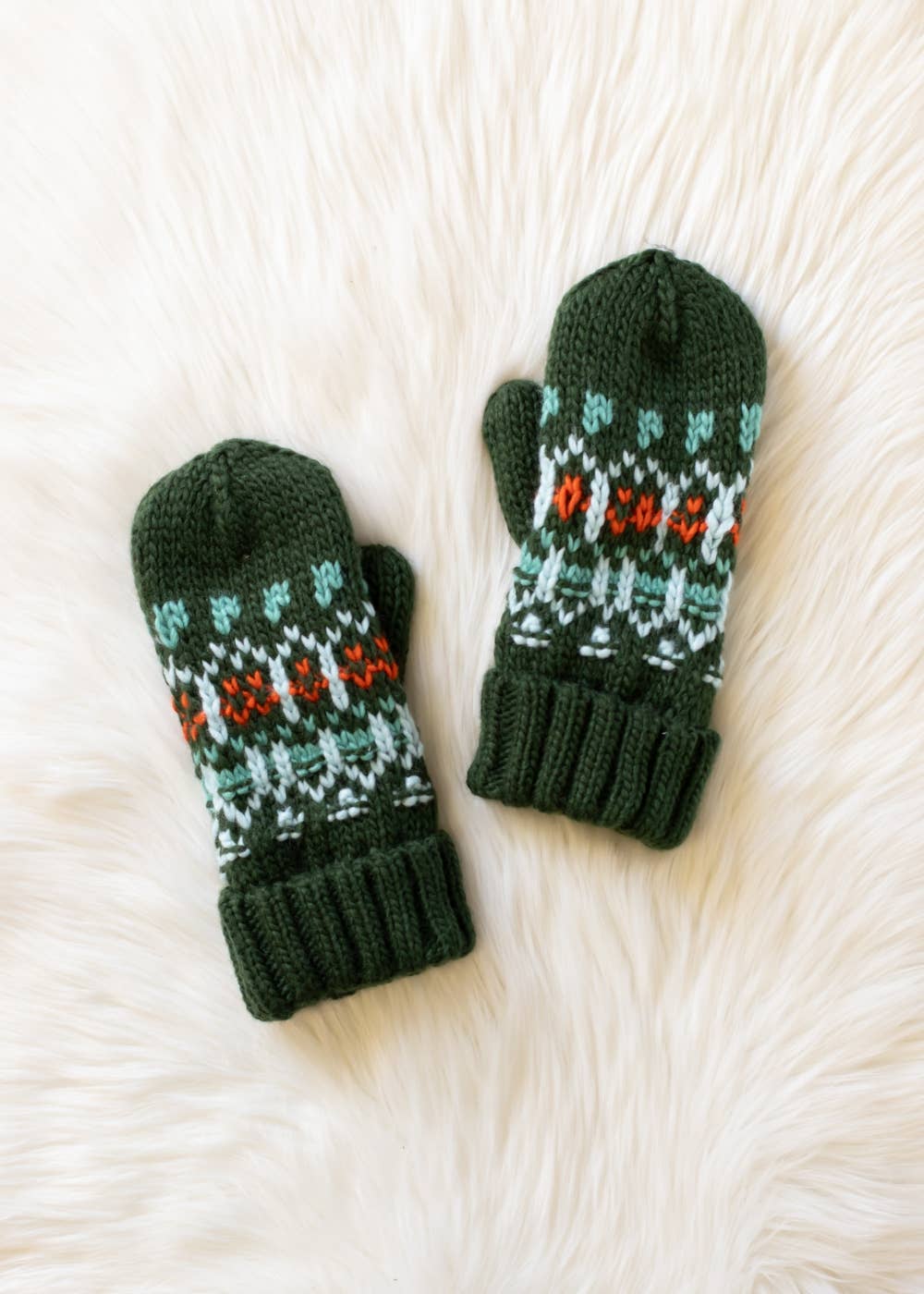 Midnight Frost Mittens