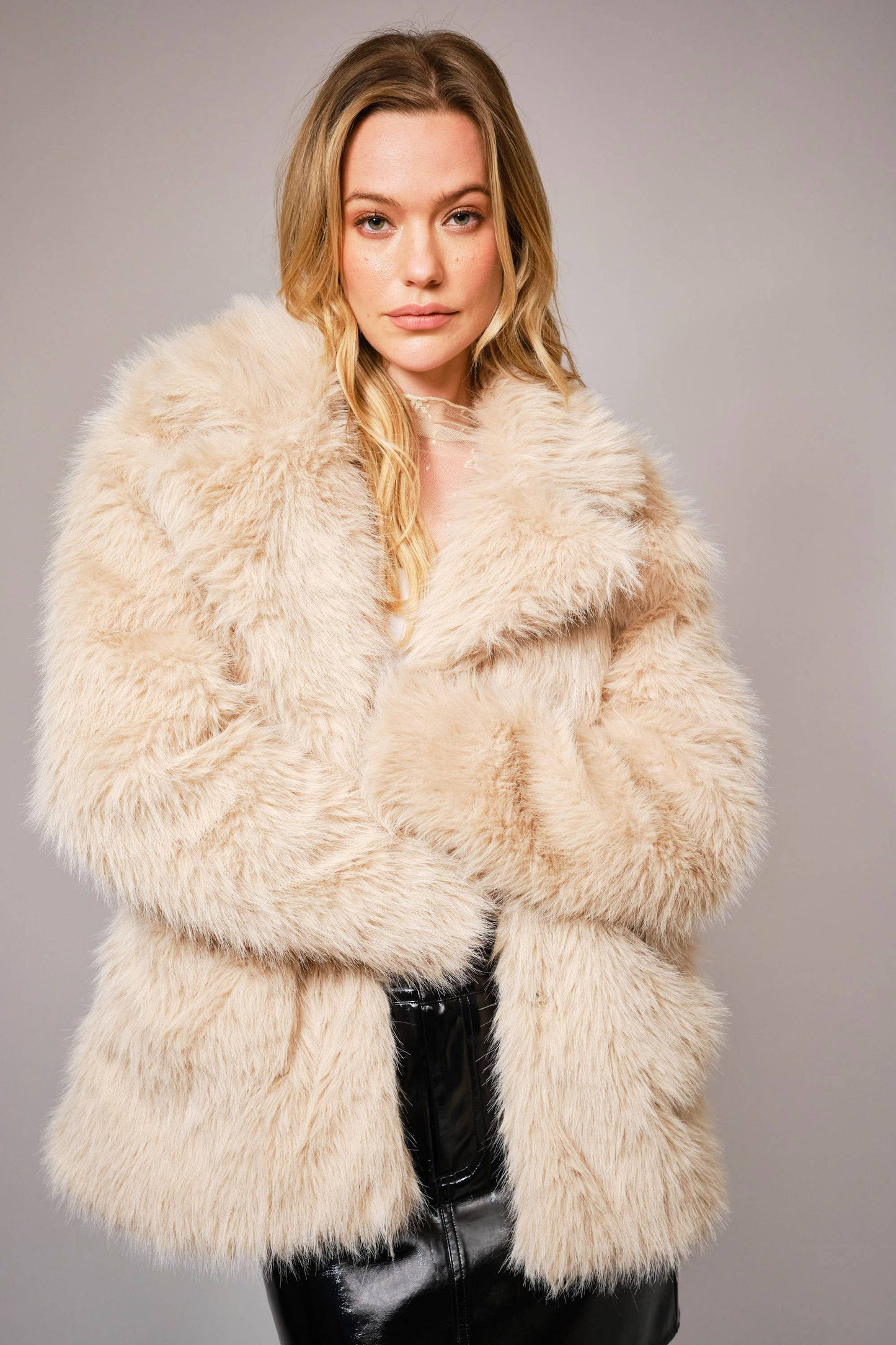 Blair Shag Fur Coat- Two Colors