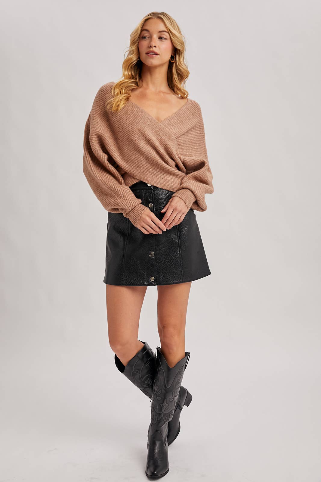 Whitney Wrap Sweater - Two Colors