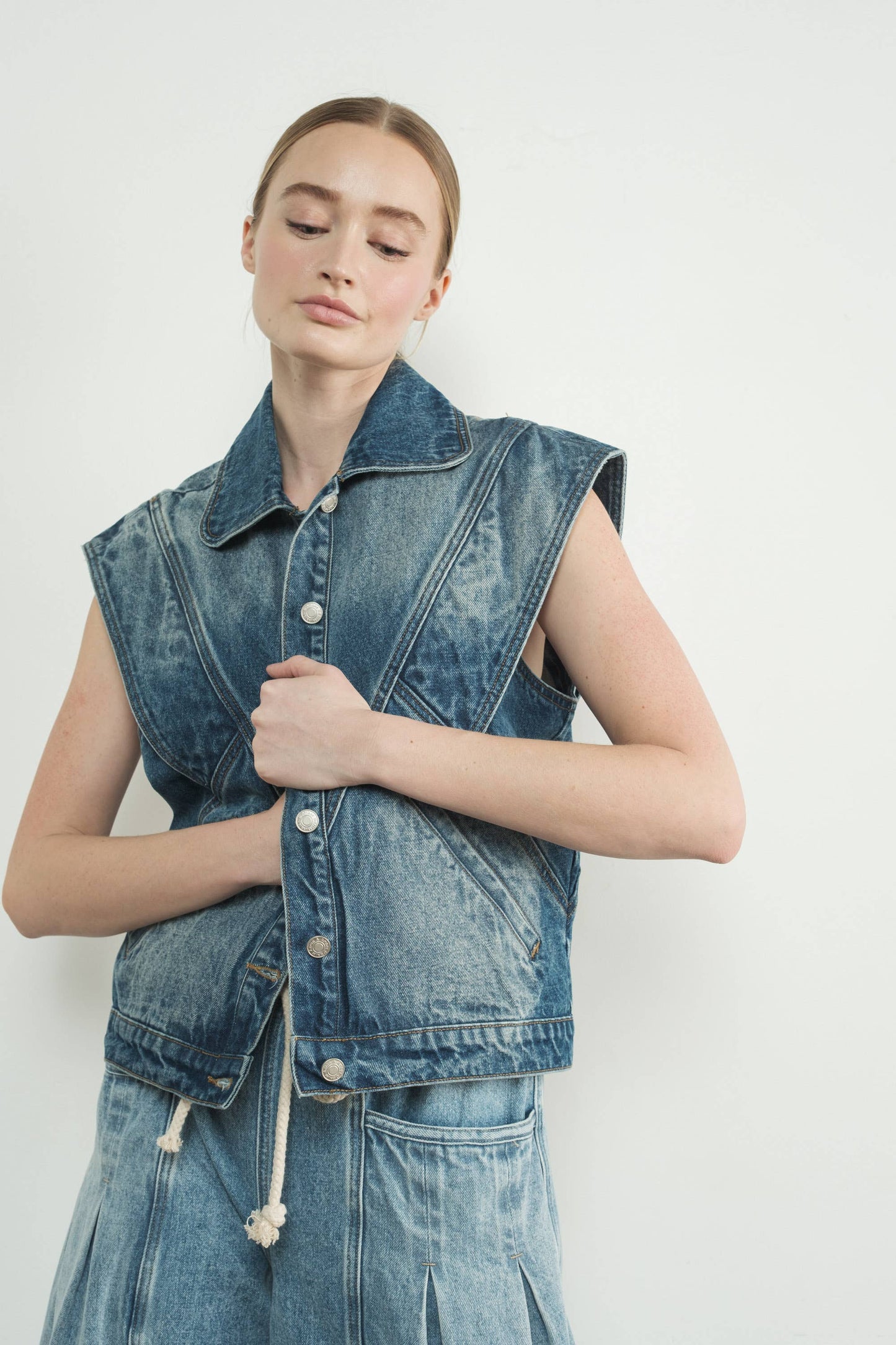 Sasha Denim Vest