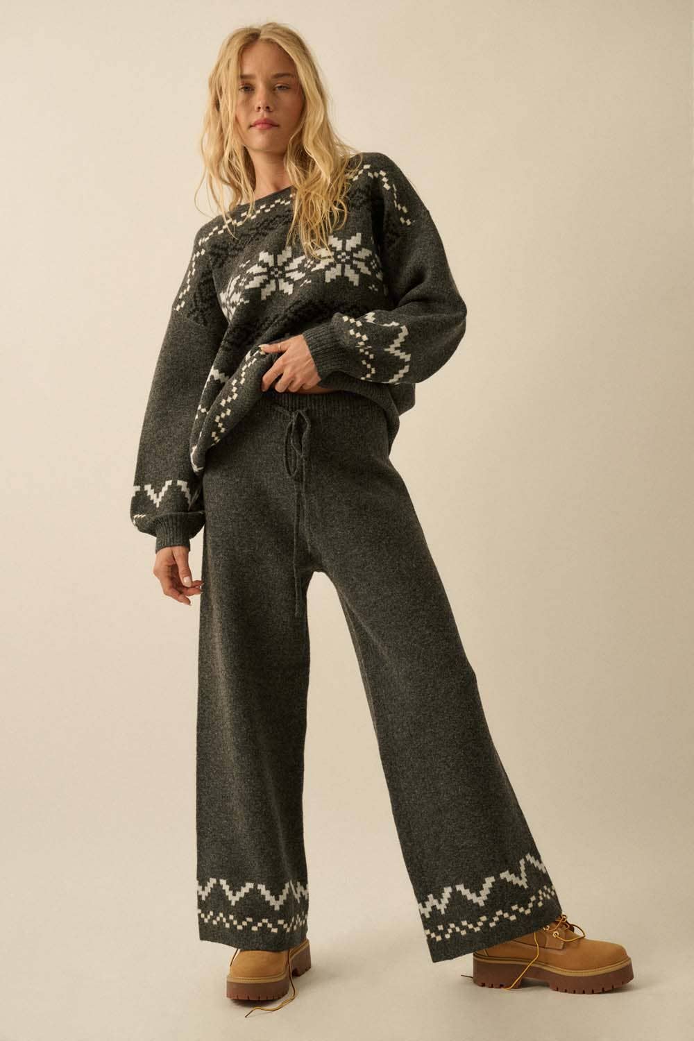 Alpine Drawstring Sweater Pants