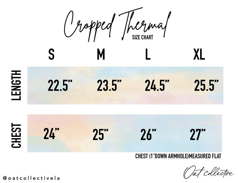 Rockin' Around Thermal Sweatshirt - Three Colors