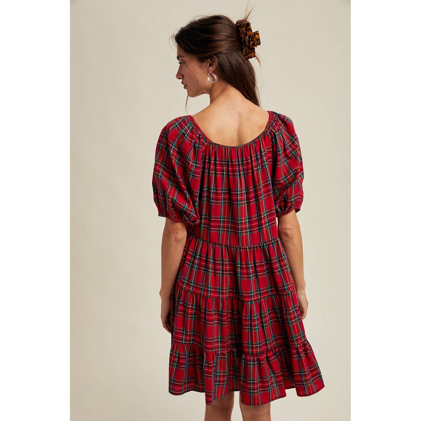 Make It Merry Gingham Dress