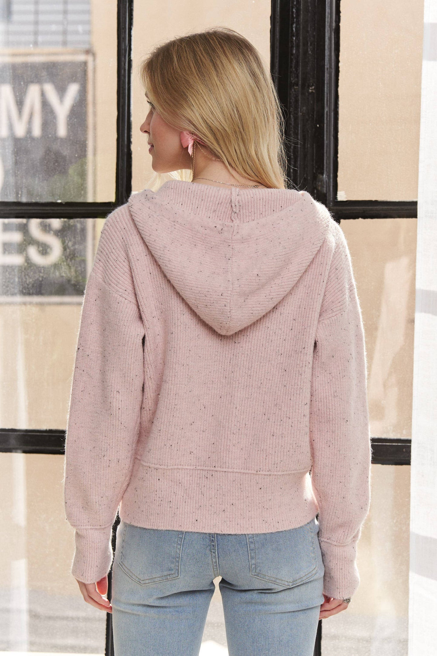 Nora Hooded Button Sweater - Two Colors