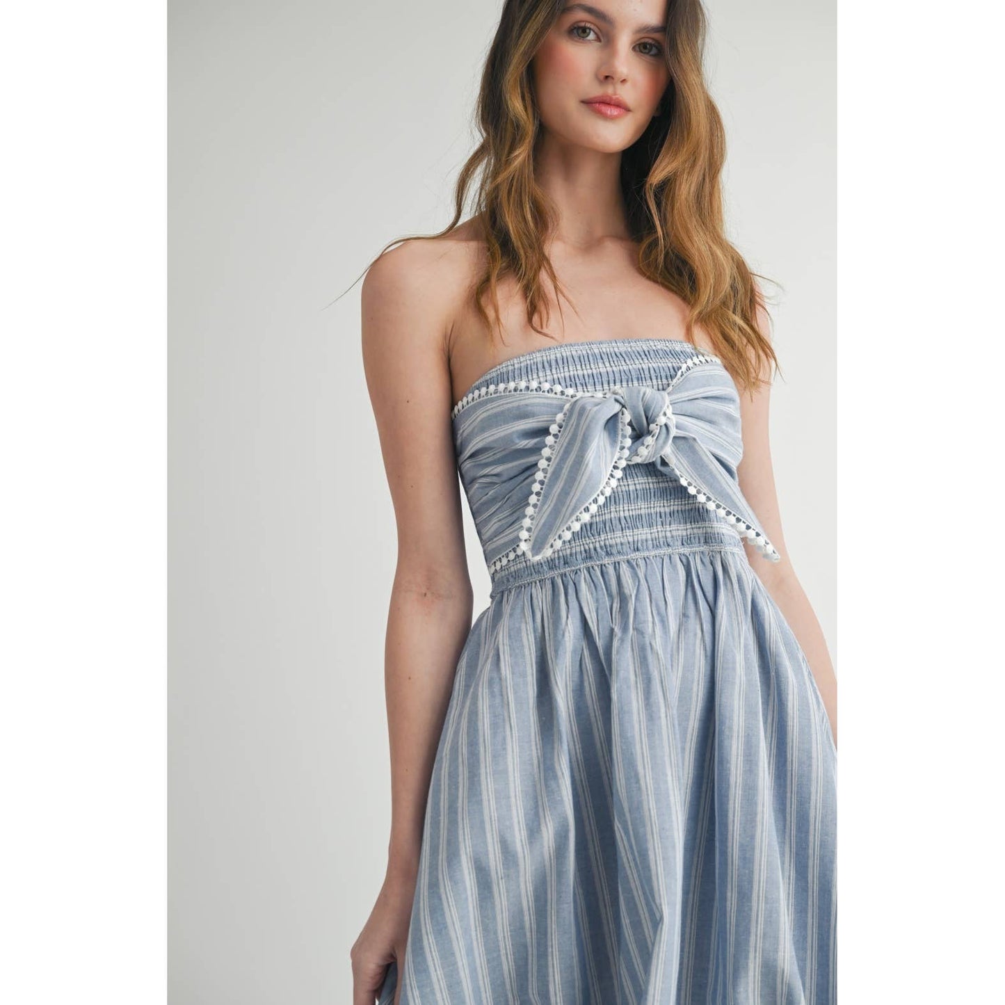 Kelly Strapless Tie Dress