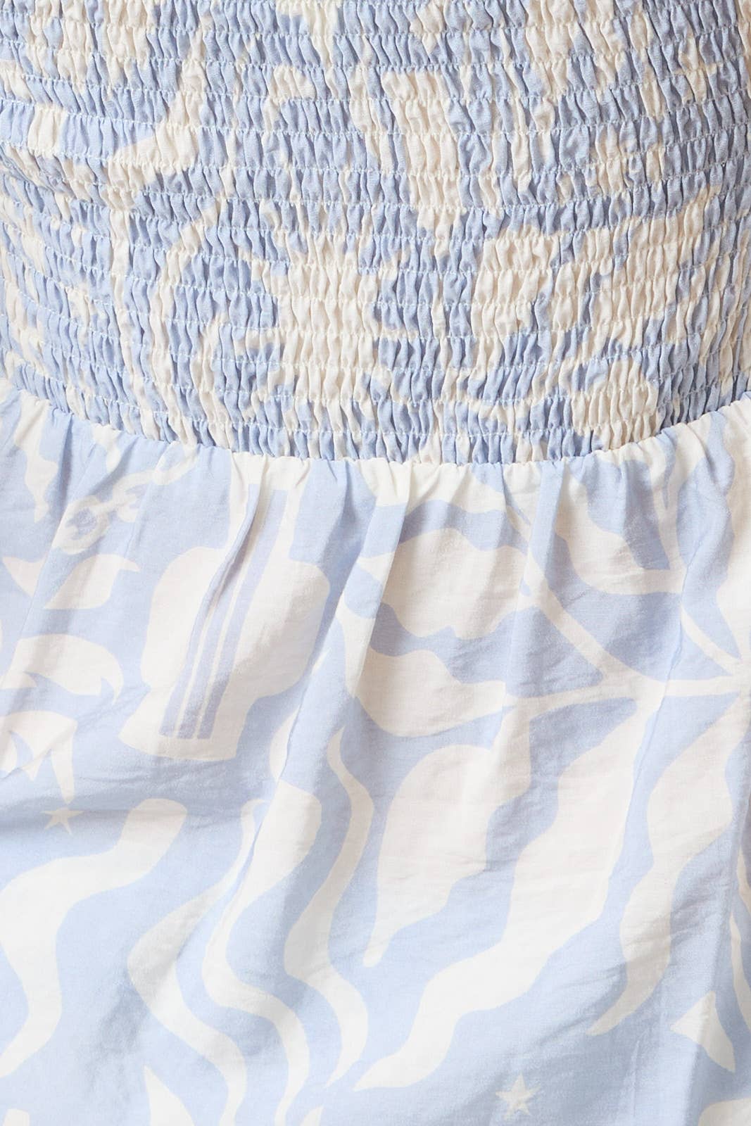 Natalia Strapless Smocked Top