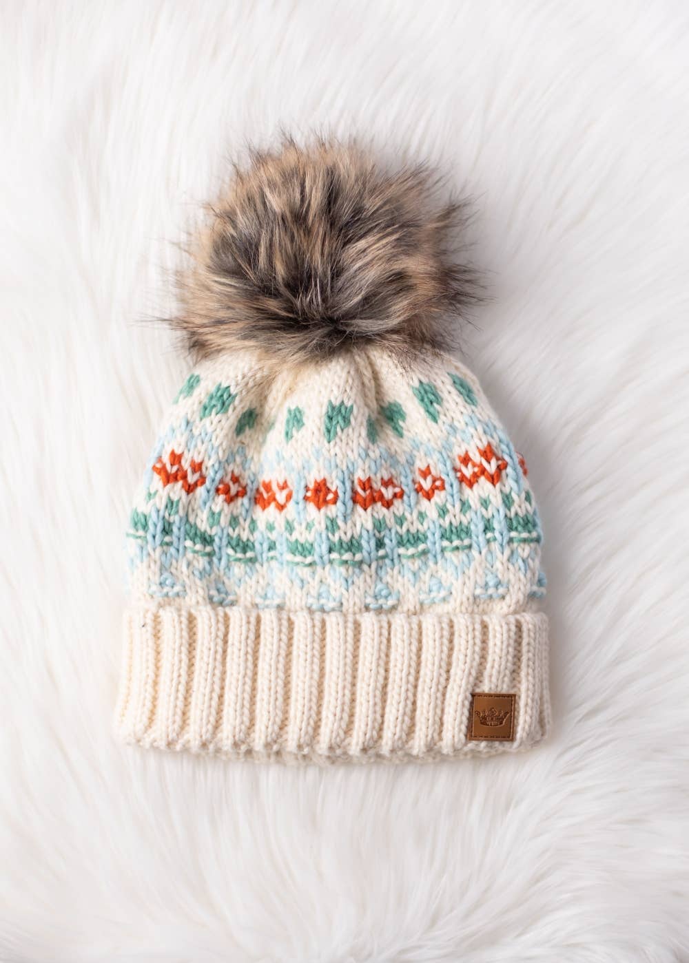 Arctic Pines Fur Pom Hat
