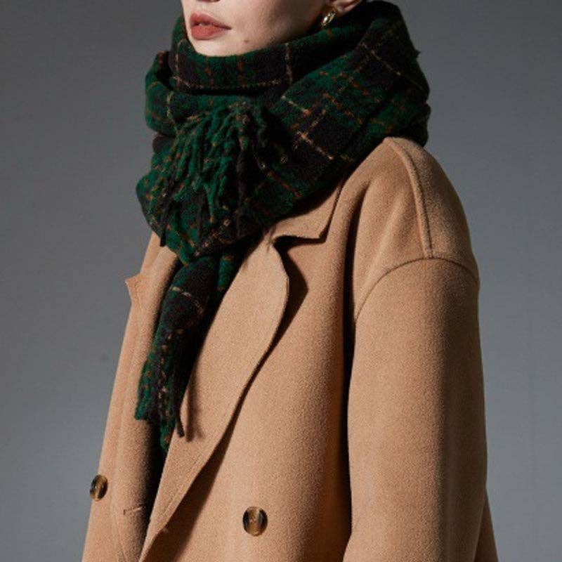 Windsor Plaid Oblong Scarf