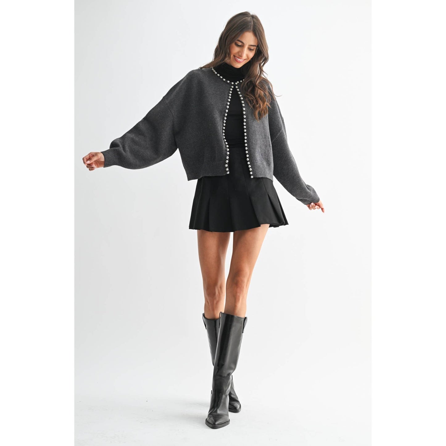 Penelope Stud Cardigan
