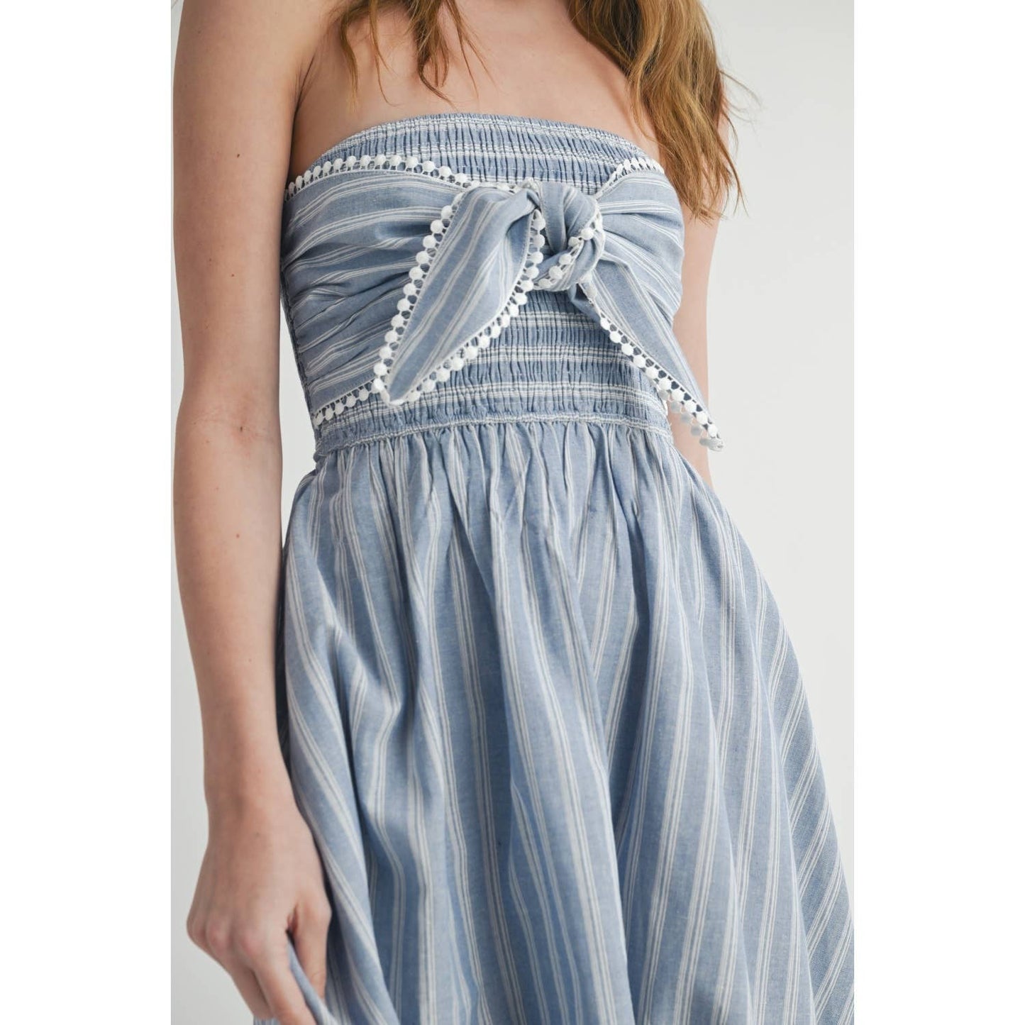 Kelly Strapless Tie Dress