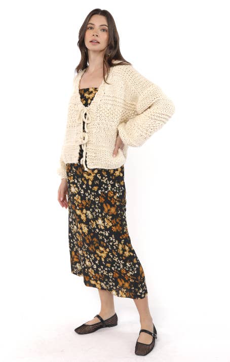 Iggy Chunky Hand Knit Cardigan