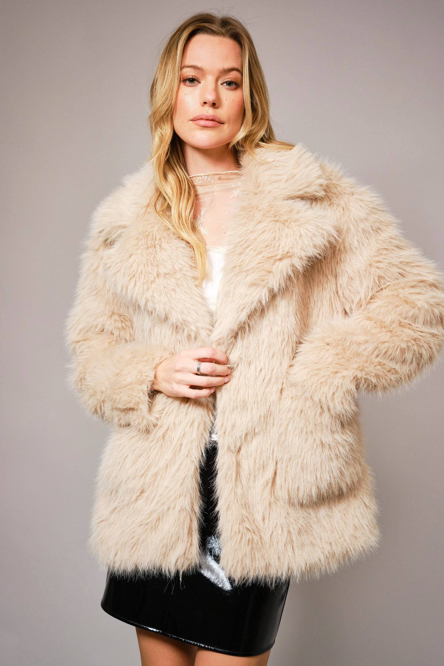 Blair Shag Fur Coat- Two Colors