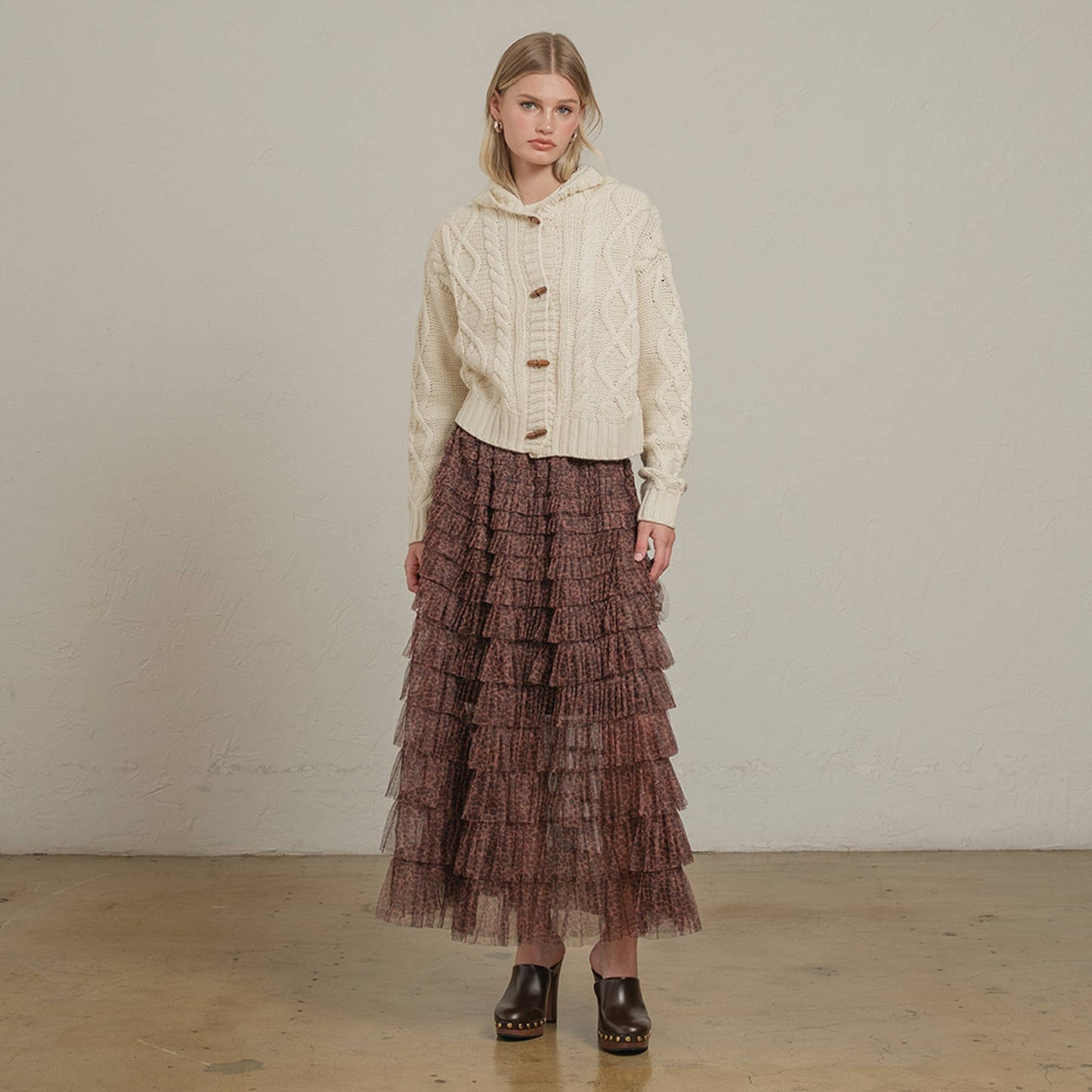 Rachel Hooded Toggle Cardigan